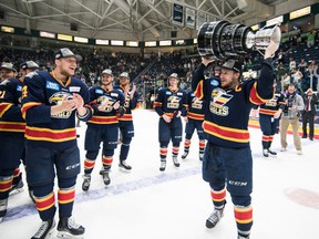 St. George native Matt Garbowsky recently helped the Colorado Eagles win their second straight ECHL championship. (Kevin Bires/Colorado Eagles)