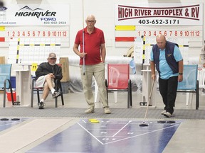 KEVIN RUSHWORTH TIMES FILE PHOTO. The Heritage Inn Classic Singles Tournament was hosted by the Foothills Shuffleboard Association (FSA) from June 6 to 9 at the Bob Snodgrass Recreation Complex. Players were welcomed from Alberta, British Columbia, Saskatchewan, Manitoba and from as far away as Minnesota.