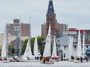 The Eastern Ontario shark sailing championships were held recently in Belleville and hosted by the Bay of Quinte Yacht Club. (Submitted photo)
