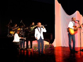 The locally-tied Melisizwe Brothers, pictured performing during the Pride of strathcona Awards at Festival Place on June 11, are preparing for a return to Sherwood Park next month.

Photo Supplied