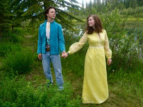 Liam Brett (left) and Cirdan Monteith (right) are two of the actors playing Romeo and Juliet at the Canmore Summer Theatre Festival. Maureen McEwan/Crag & Canyon.