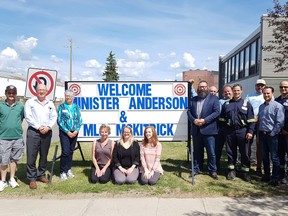On June 21, Minister of Municipal Affairs Shaye Anderson visited the local constituency, accompanied by Sherwood Park MLA Annie McKitrick, while visiting industrial areas, including AltaSteel (pictured).

Photo Supplied