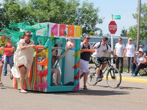 Bruderheim’s outhouse races will return following the Canada Day parade in the town on July 1.