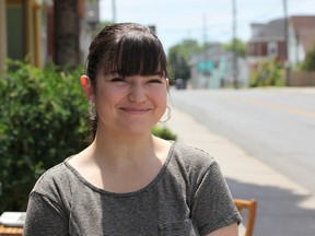 Kingston high school student Meg Erb is one of four local students to attend SHAD in July. The competitive enrichment program is attended by top high school students across the country. (Iain Sherriff-Scott/The Whig-Standard)