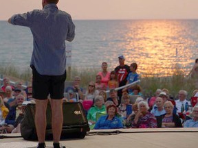 Above is Thomas Alderson who will be on stage July 4 on the Grand Bend Rotary Stage to kick off a series of Wednesday night concerts at the beach. (Handout/Exeter Lakeshore Times-Advance)