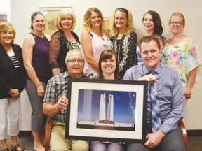 The Black Gold Regional School Board's June 20 meeting featured a presentation of a 2017 Vimy Ridge trip from teacher supervisors, an update on the tri-high initiative and a recommendation from District Principal Norm Dargis regarding the development of the Leduc Woodbend Residential area. (Lisa Berg/Rep Staff)
