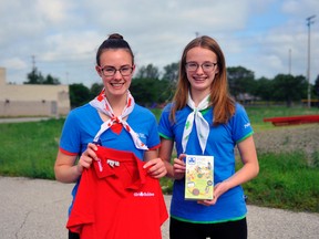 Tristyn Snow, 16, and 14-year-old sister, Peyton, will represent Girl Guides of Port Dover in Switzerland and Australia respectively this summer. Jacob Robinson/Simcoe Reformer