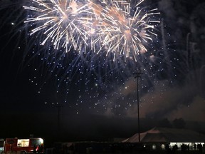 The June 26 presentation by Team Finland has won the international fireworks competition which is part of the Stars and Thunder Festival in Timmins.  LEN GILLIS / Postmedia Network