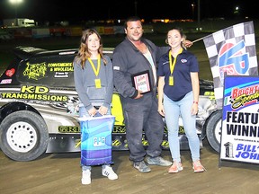 Tyler French claimed his first feature win of the season in the Bill's Johns Comp 4 class last weekend at Brighton Speedway. (Rod Henderson photo)