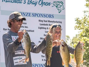 Rick Damphouse and Stacey McBride will be taking part in the 2018 Canadian Tire Mitchell's Bay Open this week at Mitchell's Bay. Damphouse, a previous winner, is competing for the second year with McBride. Handout/Posmedia Network