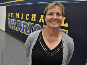 St. Michael Catholic Secondary School teacher Helen Thomson retired after coaching sports at the school since 1988. Cory Smith/The Beacon Herald