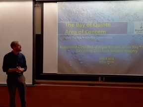 Submitted photo
Jeffrey Meyer of Lower Trent Conservation presented on the automated detection of algae blooms using satellite imagery during the recent International Association for Great Lakes Research’s annual conference.