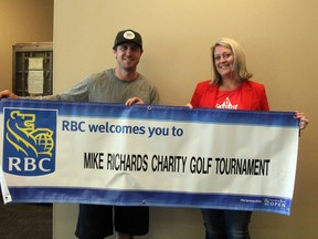 Mike Richards and Kathleen Novak are gearing up for the ninth annual Mike Richards Charity Golf Tournament, Thursday, July 5 at the Kenora Golf and Country Club. Tee off is 11:30 a.m. and the day ends with dinner in the evening. This year's chosen charity is the Rotary Splash Park. Kathleen and Doug Novak have co-organized the tournament with Richards for the past five or six years. SHERI LAMB/Daily Miner and News/Postmedia Network