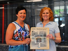 Simcoe Composite School will host a 125th anniversary celebration from Aug. 3-5. Members of the organizing committee include SCS grad Sue Ferguson and teacher Joanne Defreyne.
JACOB ROBINSON/Simcoe Reformer