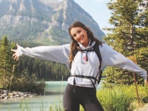 Rebecka Blackburn (pictured) rescued a man who was struggling in the current at the North Saskatchewan River in Devon on June 20. The 19-year-old lifeguard swam out into the river to pull the man to shore.(Submitted)