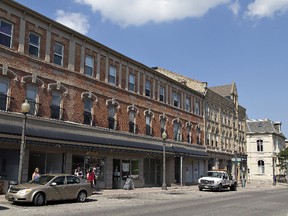 The owners of the Commercial Hotel at 118-134 Dalhousie St. and Royal Victoria Place at 136-142 Dalhousie are seeking a downtown reinvestment program grant from the city to put toward $1.8-million renovation of the buildings. (Brian Thompson/The Expositor)