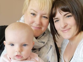Columnist Kimberlee Taplay poses with her daughter and granddaughter. (Submitted Photo)