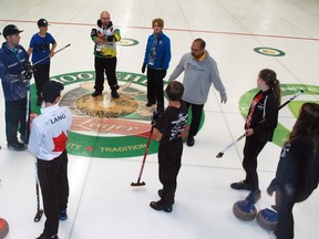 There are 60 young high-performance athletes at the North Ontario Curling Association's Amethyst Jr. Curling Camp at the Granite Club this week. It's one of three events bringing curlers to North Bay over 10 days. Dave Dale / The Nugget
