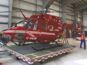 A current STARS Air Ambulance helicopter.