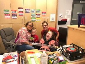Sherwood Park Grade 4 student Sydney Gray and her family were surprised on June 27 by the Make A Wish Foundation in Sydney's Wes Hosford Elementary School classroom, sending the family to DisneyWorld in early-September.

Photo Supplied