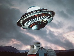 UFO illustration.