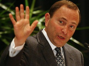 NHL commissioner Gary Bettman was in Edmonton Saturday for the Atlanta Thrashers and Edmonton Oilers game. During the second intermission, Bettman reiterated his desire to see a new downtown arena complex for the city.
