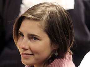 Amanda Knox was convicted of killing her British flatmate in Italy three years ago. REUTERS FILE PHOTO