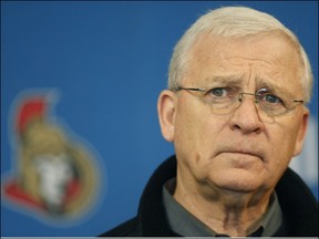 Bryan Murray says it's going to be difficult to make a trade this year with so many teams in contention. (TONY CALDWELL/Ottawa Sun)