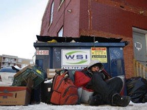 A street person in Ottawa (TONY CALDWELL /Ottawa Sun)