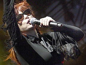 Chrissy Amphlett performs with the Divinyls in 2007. (WENN.COM file photo)
