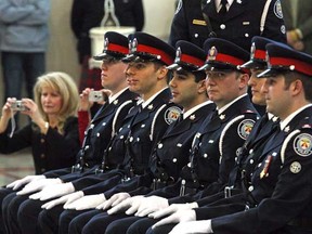 This type of Toronto Police College graduate class may be a thing of the past, Chief Bill Blair warns. (MICHAEL PEAKE/Toronto Sun files)