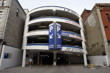 George St. parking garage in Ottawa Saturday where Alex Zolpis died as a drunken Jack Tobin spun donuts on the roof. The son of former Newfoundland premier Brian Tobin was given a three-year sentence and seven-year driving ban Wednesday. TONY CALDWELL / OTTAWA SUN