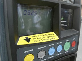 Ottawa's new parking meters. Ottawa Sun file photo