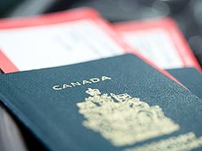 Canadian passport.(QMI Agency files)