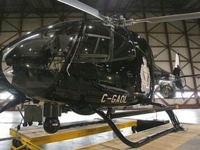 The Winnipeg Police Service Eurocopter EC120B helicopter. (BRIAN DONOGH/Winnipeg Sun file photo)