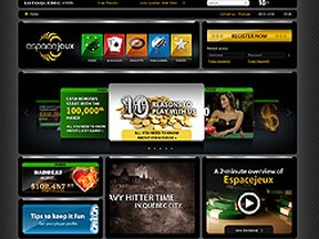 Loto-Quebec's online gambling portal, launched the week of November 30, 2010, offers poker, blackjack, Monopoly and other games. (Loto-Quebec)
