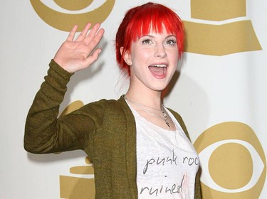 Hayley Williams at "The Grammy Nominations Concert Live" held at Club Nokia Los Angeles, California. (Adriana M. Barraza / WENN.com)