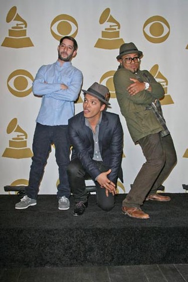 Bruno Mars at "The Grammy Nominations Concert Live" held at Club Nokia Los Angeles, California. (Adriana M. Barraza / WENN.com)