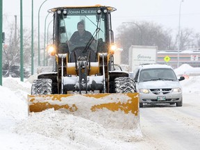 A proposed snow tax was quickly voted down by EPC members on Wednesday, but other ideas from a contentious consultant's report on the public works department remain. (BRIAN DONOGH/Winnipeg Sun)