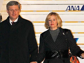 Prime Minister Stephen Harper and his wife Laureen. (File photo)