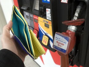 Gas prices are emptying Ottawans' wallets -- prices have soared again to record prices during the weekend.
DARREN BROWN/Ottawa Sun