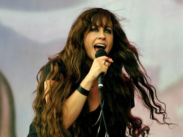 Canadian singer-songwriter Alanis Morissette admitted that she struggled with anorexia and bulimia between the ages of 14 and 18. (Nick Pickles/WENN.COM)