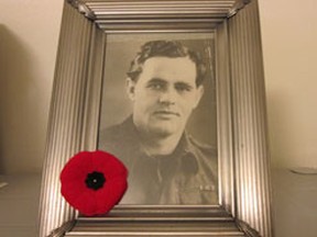 Earl McRae's father, Private Earl James Piche, died in the Second World War. EARL MCRAE/Ottawa Sun