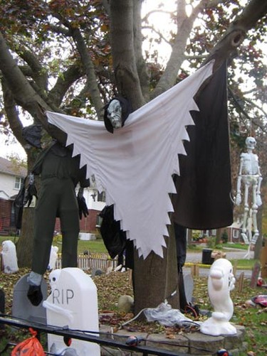 These images are from the "National Capital Graveyard" erected at the home of Garry Hogan at 1247 Kingston Ave. Submit photos of your Halloween display and we might use them in our gallery. Remember to include your name and street, so people can check out your handiwork. Want to submit a photo? Go to the ottawasun.com homepage and click Your Scoop.