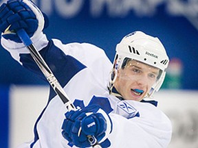 Maple Leafs forward Nikolai Kulemin. (ERNEST DOROSZUK/Toronto Sun files)