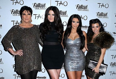 Kim Kardashian celebrates her 30th birthday with family and friends at Tao nightclub inside The Venetian Resort Casino in Las Vegas on Oct. 15, 2010. The Kardashian sisters are contributing to an autobiography to be released in Nov. 2010, filled with facts about their childhood.  (WENN.com)