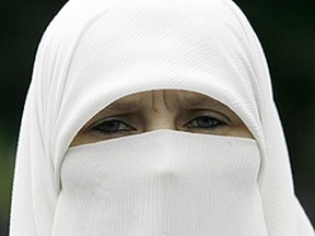 An example of a niqab. (REUTERS file)