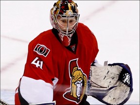 Ottawa Senators goaltender Craig Anderson. (ERROL McGIHON/Ottawa Sun file photo)