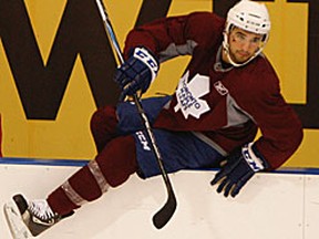According to Leafs coach Randy Carlyle, Nazem Kadri has to keep his feet moving in order to be successful. (JACK BOLAND, Toronto Sun)