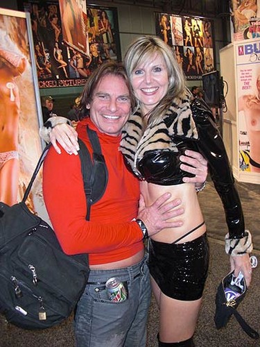 Toronto's own Velvet Skye is seen with Evan Stone at this year's porn awards in Las Vegas, Nevada.
